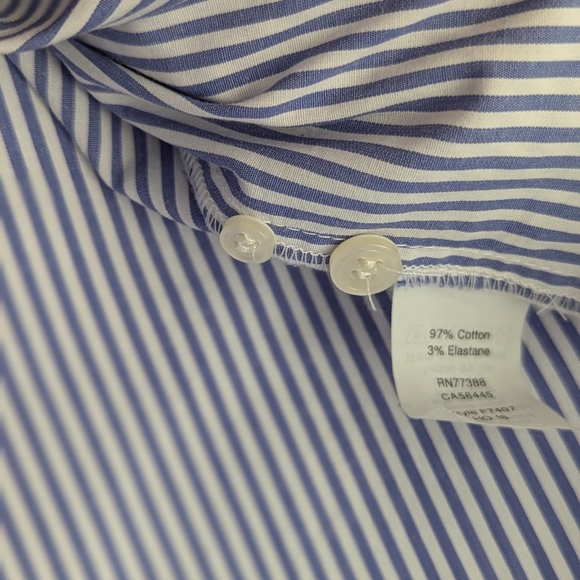 Ladies J. Crew Ruffled Collar Button Up Blouse Size Small - Picture 5 of 6